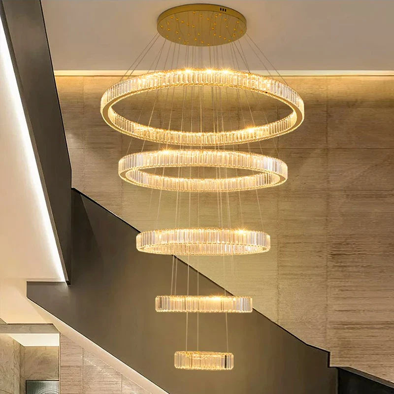 Lustre de Maison Moderne en Cristal de Luxe