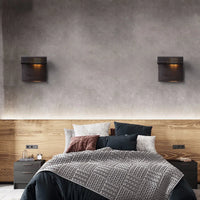Applique murale LED design en laiton brossé
