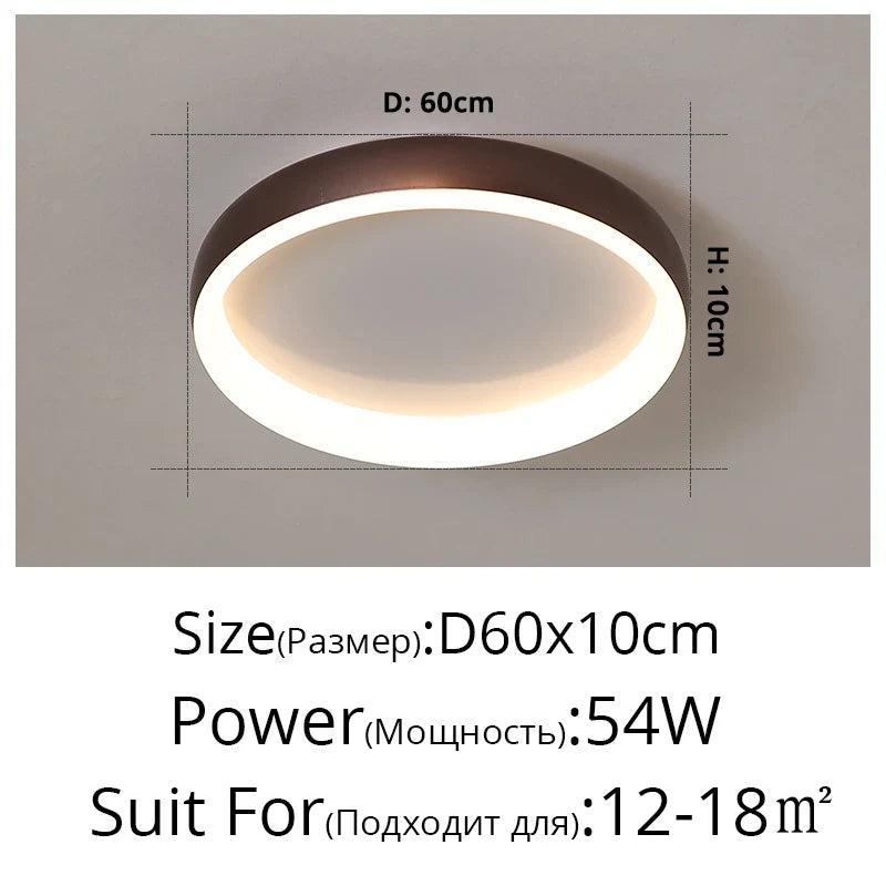 Lustre LED Design Moderne pour Éclairage Intérieur