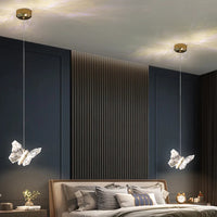 Suspension LED papillon design nordique moderne pour une décoration intérieure tendance