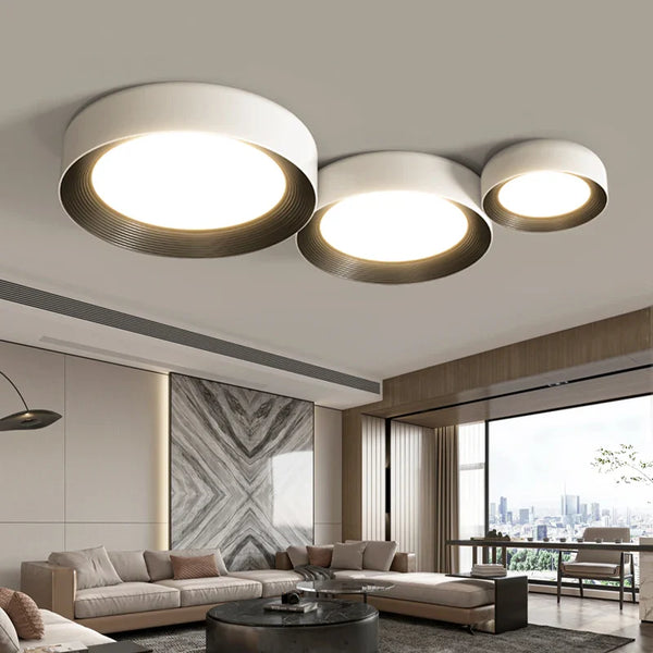 Lustre Nordique Qiyimei : Éclairage Intérieur Lumière Circulaire