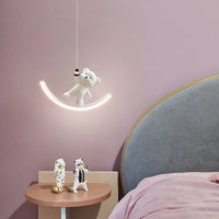 Suspension LED Enfant Chambre Animaux Marins