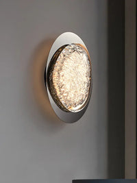 Applique murale en cristal platine luxury