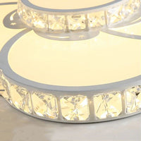 Plafonnier LED Fleur Chaude Romantique - Design Moderne et Éclairage Décoratif