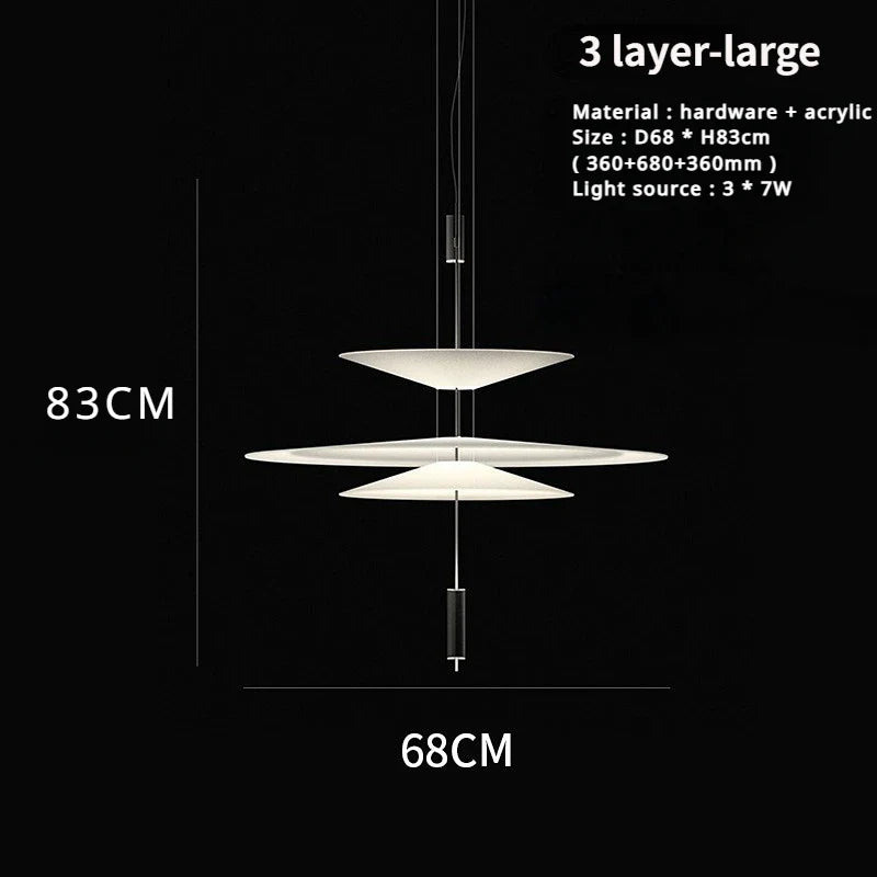 Sandyha Lustre Style Soucoupe Volante LED Moderne pour Décoration Intérieure