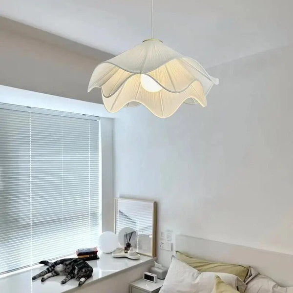 Lustre nordique crème : Confort élégant
