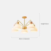 Lustre nordique en bois - Style japonais