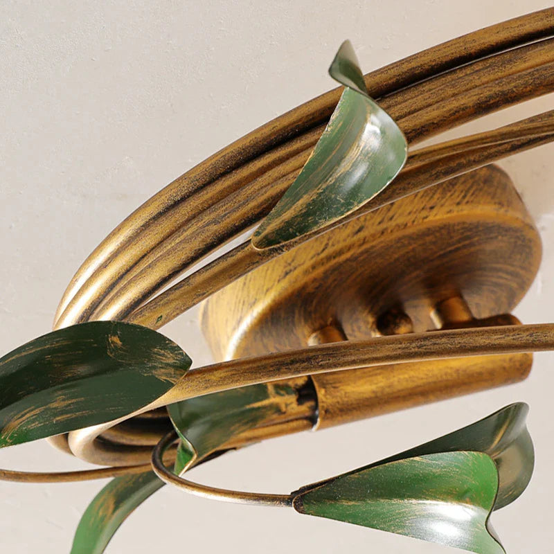 Plafonnier LED Fleurs en Verre Nordique "Viridiplantae"