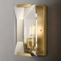 Applique murale LED en cristal pour chambre et salon - Éclairage élégant et moderne