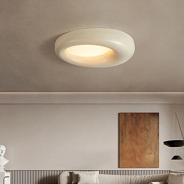 Plafonnier Led de Style Nordique Crème