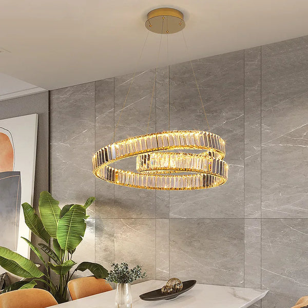 Suspension Cristal LED Luxe - Élégance et Style