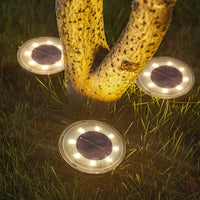Lampe de sol solaire LED IP68 brandé