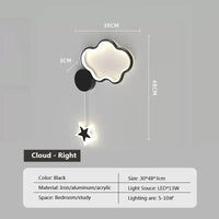 Applique Murale Nuage Déco-Luminaire