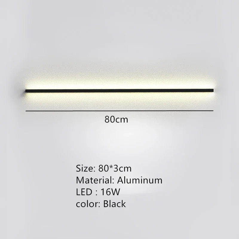 Applique Murale LED Moderne avec Interrupteur de Gradation - Idéal pour une Décoration Élégante