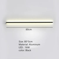 Applique Murale LED Moderne avec Interrupteur de Gradation - Idéal pour une Décoration Élégante