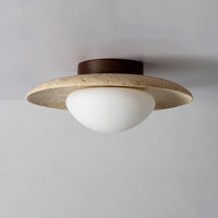 Plafonnier Maison Déco Crème Pierre Wabi Sabi