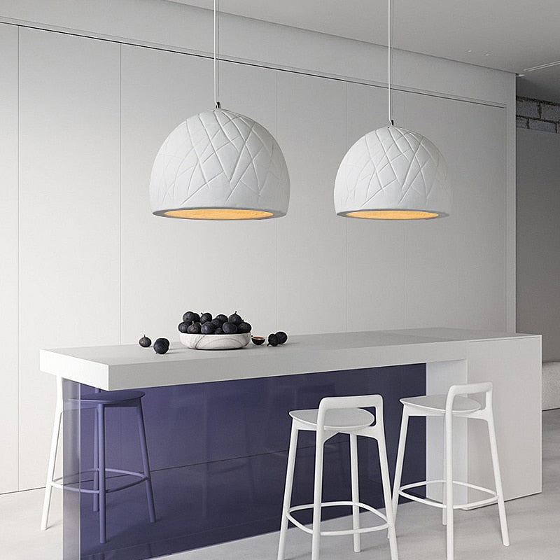Suspension Wabi en polymère - Modernité illuminée