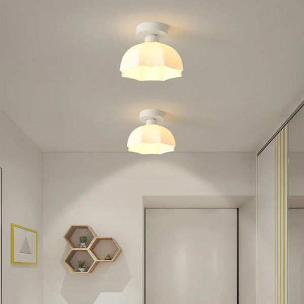 Plafonnier Fleur Nordique LED - Collection Décoration Scandi Luxe
