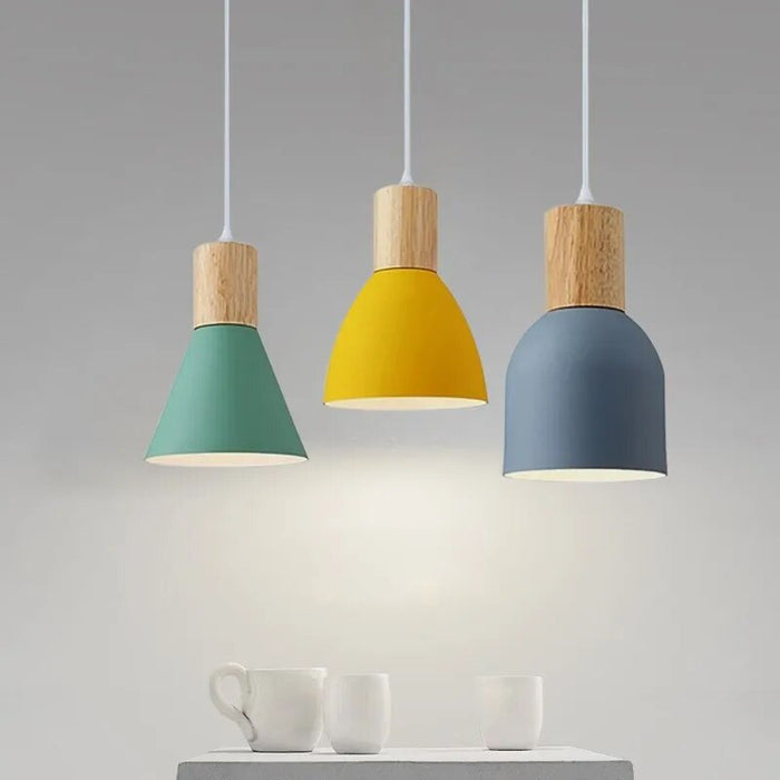 Macaron Light - Suspension LED nordique en aluminium