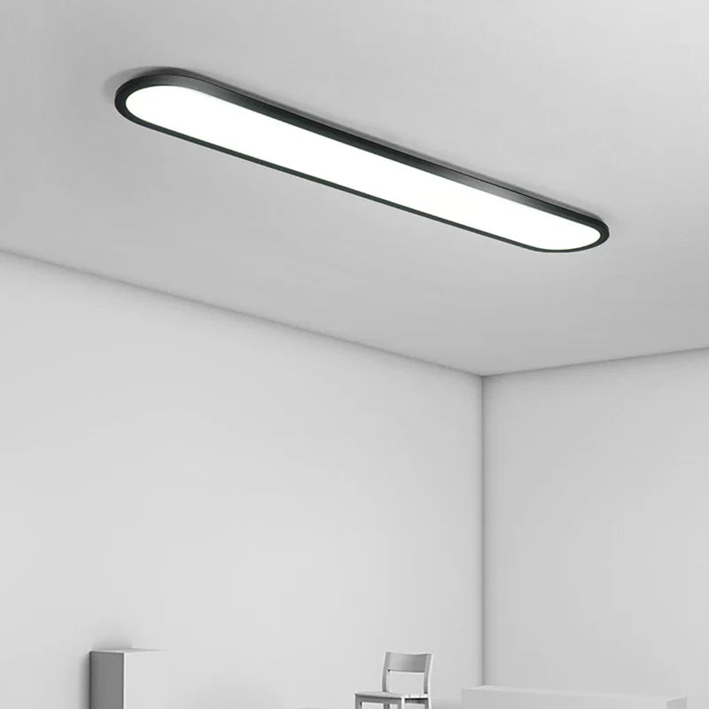Lustre Moderne Nordique Rectangulaire LED pour Bar