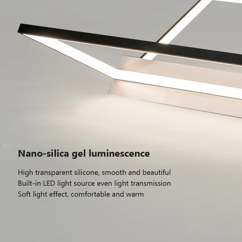 Plafonnier LED Déco Intérieure Ligne Lumineuse