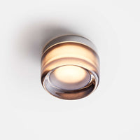 Applique murale ronde LED en verre - Style moderne