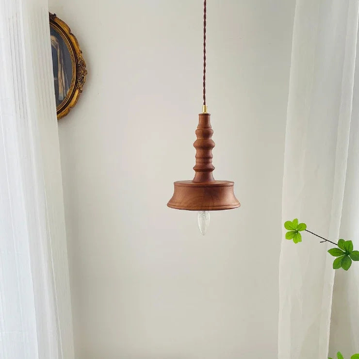 Lampe de chevet rétro en bois style japonais pour bars et restaurants