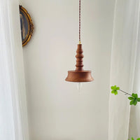 Lampe de chevet rétro en bois style japonais pour bars et restaurants