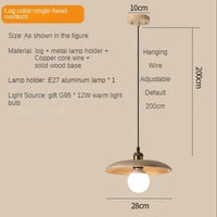 Suspension NordiWood en bois massif