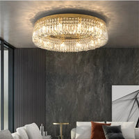 Plafonnier Led en cristal au design contemporain