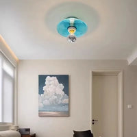 Appliques Murales Modernes à LED Motif d'Eau Design en Verre Simples Décoratives