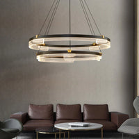 Lustre LED Nordic Zen pour Salon de Thé - Style Moderne Minimaliste