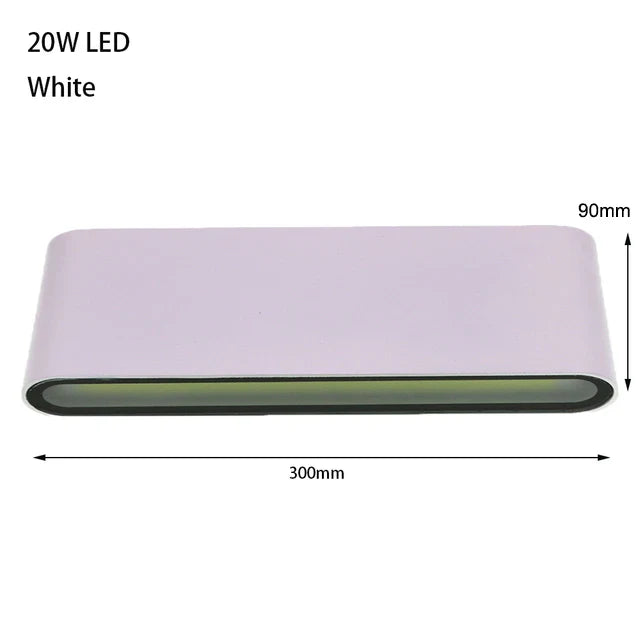 Applique Murale LED Moderne Étanche pour Intérieur et Extérieur - Luminaire Décoratif en Aluminium
