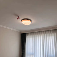 Plafonnier LED Bois Moderne Rétro pour Chambre, Restaurant et Cuisine