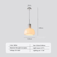 Suspension LED en verre au style nordique - Nordic Glow