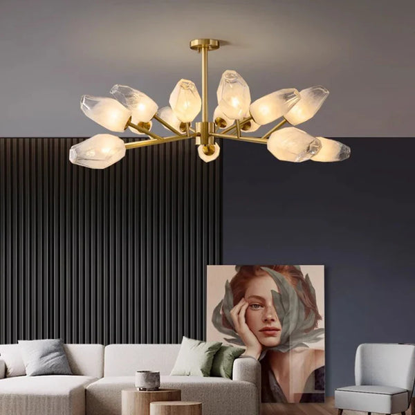 Lustre Moderne pour un Éclairage Intérieur Suspendu Tendance