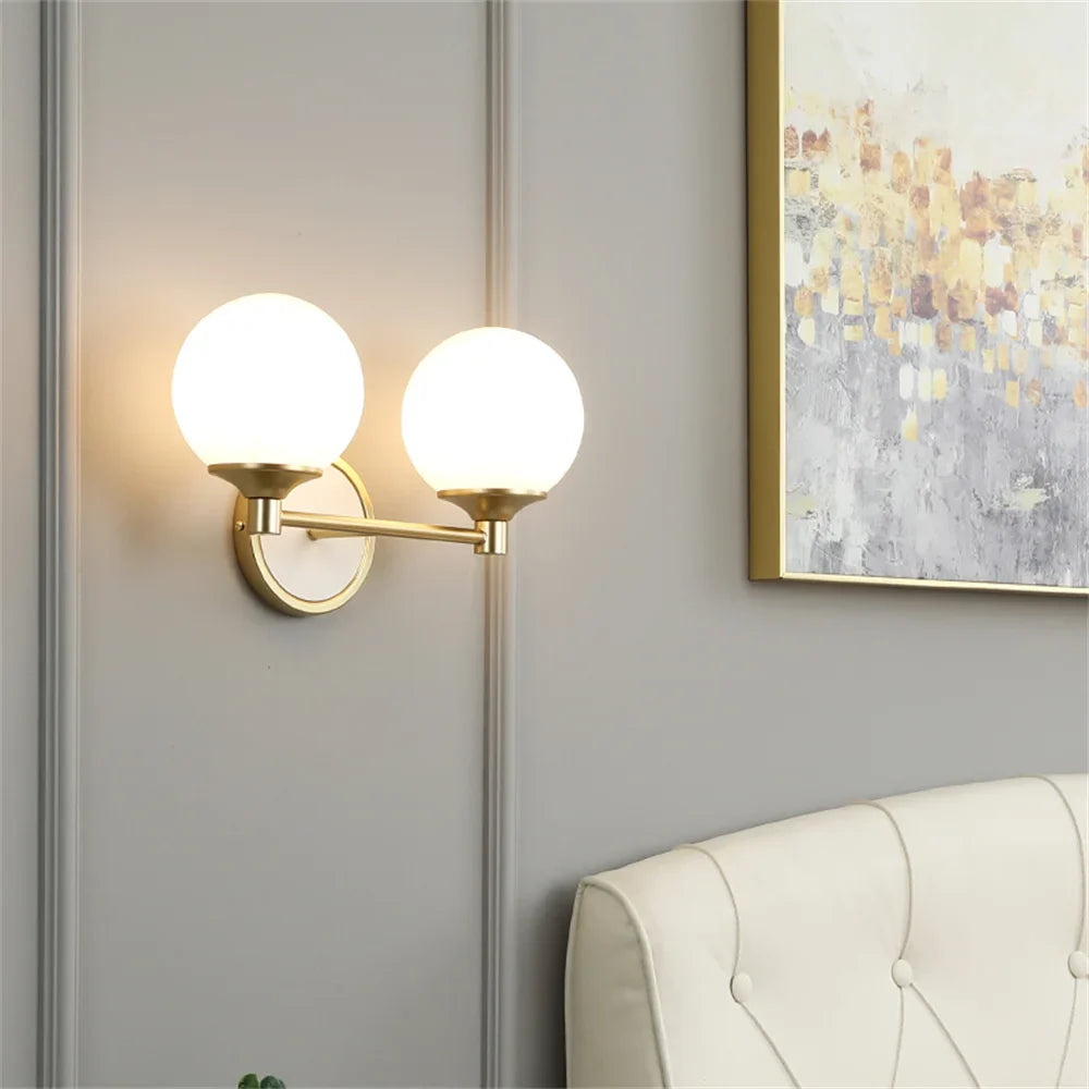 Applique Murale Design Double Tête LED Déco