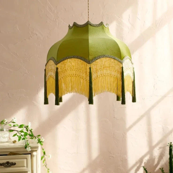 Lustre LED Vintage Velours Français