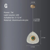 Suspension rotative multi-style Led Lights - Avec des lumières rondes pour votre maison et intérieur.