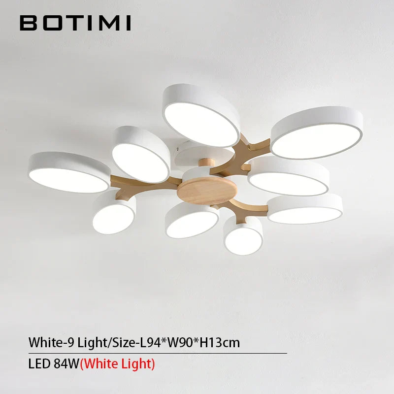 Plafonnier LED "Arbre Gris"