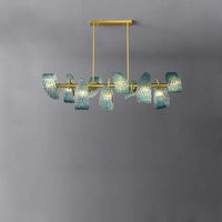 Lampes suspendues design en verre bleu pour couloir, Bar et chambre - Suspension Luminaire Moderne