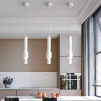Suspension LED Tube Design Épuré