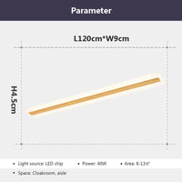 Plafonnier LED en Bois pour une Déco Élégante