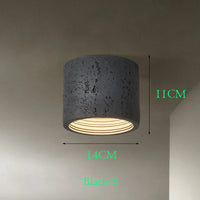 Spot LED nordique Wabi-sabi en résine pour un éclairage élégant et moderne dans la maison
