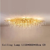 Lustre en Cristal LED de Luxe Moderne pour un Intérieur Élégant