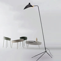 Lampadaire Minimaliste en Métal avec Abat-jour Rotatif  Rapidité Design