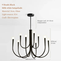 Lustre de Luxe à LED Style Français Doré