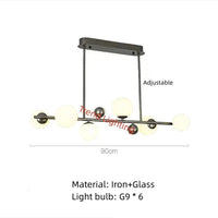 Lampe Suspendue Nordique en Métal et Verre avec Fil Réglable - Élégance Scandinave