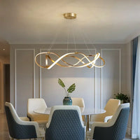 Lustre LED Moderne pour Salon et Restaurant