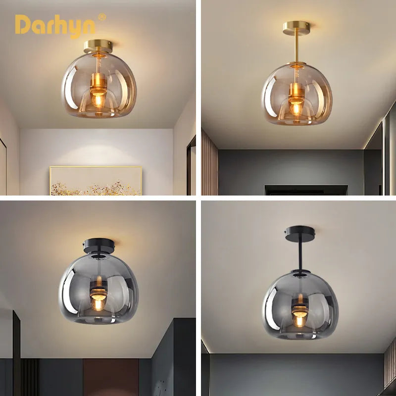 Plafonnier LED Minimaliste Moderne "Nordic Glow"